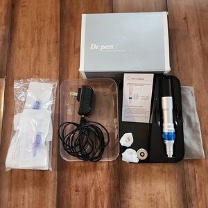 Dr. Pen Silver and Blue Skincare Tool